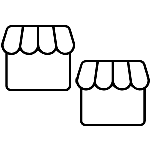 punti vendita allineati